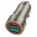 АЗП Hoco Z57A Glorious PD30W+QC3.0 car charger Чорний