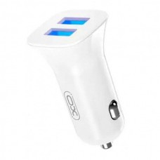АЗП XO CC31 12W PC Dual USB car charger Білий АЗП XO CC31 12W PC Dual USB car charger Білий