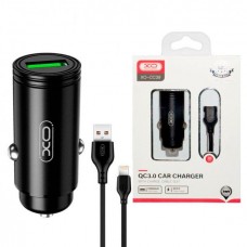 АЗП XO CC39 QC3.0 18W Car charger with Lighting suit ( NB103 ) Чорний АЗП XO CC39 QC3.0 18W Car charger with Lighting suit ( NB103 ) Чорний