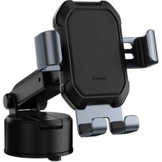 Холдер Baseus Tank gravity car mount holder with suction base Tarnish Чорний