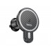 Холдер Hoco CA85 Ultra-fast magnetic wireless charging car holder Чорний