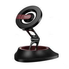 Холдер Hoco H90 Tower folding ring magnetic car holder(dashboard) Чорний