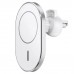 Холдер WIWU CH-306 з MagSafe Magnetic Attached Wireless Charger Car mount Сріблястий