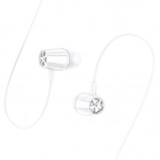 Навушники Hoco M88 Graceful universal earphones with mic Білий