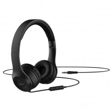 Навушники Hoco W21 Graceful charm wire control headphones Чорний