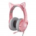 Навушники Onikuma K9 Cat Ear 7.1 Рожевий