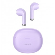 Навушники Bluetooth USAMS YO17 TWS Earbuds Rhymbo Series BT5.3 Lilac