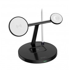 БЗУ WIWU Wi-W032 Magnetic Cableless Charger 4in1 Чорний БЗУ WIWU Wi-W032 Magnetic Cableless Charger 4in1 Чорний