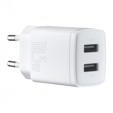 МЗП Baseus Compact Charger 2U 10.5W EU Білий МЗП Baseus Compact Charger 2U 10.5W EU Білий