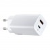 МЗП Baseus GaN2 Lite Quick ChargerC + U 65W EU Білий