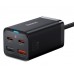 Зарядное устройство Baseus GaN3 Pro Desktop Fast Charger 2C + 2U 65W адаптер 4 порта вилка EU черный