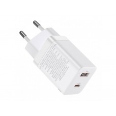 МЗП Baseus Super Si Pro Quick Charger C + U 30W EU Білий МЗП Baseus Super Si Pro Quick Charger C + U 30W EU Білий