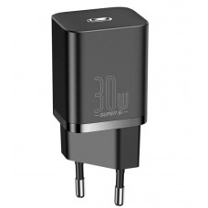 МЗП Baseus Super Si Quick Charger 1C 30W EU Чорний МЗП Baseus Super Si Quick Charger 1C 30W EU Чорний