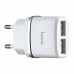 МЗП Hoco C12 Smart dual USB charger ( EU ) 2USB 2.4A Білий