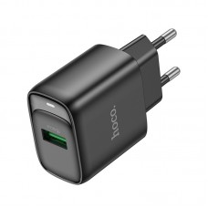 МЗП Hoco C140A Smart single port QC3.0 charger(EU) Чорний