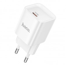МЗП Hoco C146A Charm single port PD20W charger(EU) Білий