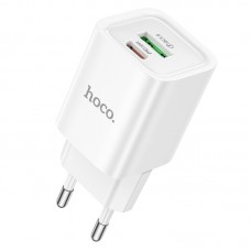 МЗП Hoco C149A Charm PD30W+QC3.0 charger(EU) Білий