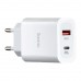 МЗП Hoco C97A PD20W + QC3.0 charger ( EU ) Білий