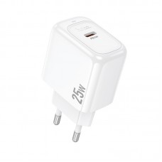 МЗП Hoco CS53A Surplus single port PD25W charger(EU) Білий
