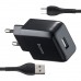 МЗП Hoco N2 Vigour single port charger Set Micro ( EU ) Чорний