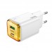 МЗП Hoco N52 Monsoon PD20W+QC3.0 charger(EU) Білий