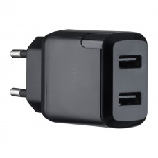 МЗП Hoco N7 Speedy dual port charger ( EU ) Чорний МЗП Hoco N7 Speedy dual port charger ( EU ) Чорний