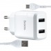 МЗП Hoco N7 Speedy dual port charger set Micro ( EU ) Білий
