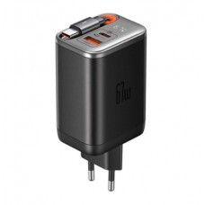 МЗП McDodo 67W 1C+1A Digital Display GaN Charger Built-in 65cm retractable USB-C Cable(EU) Чорний МЗП McDodo 67W 1C+1A Digital Display GaN Charger Built-in 65cm retractable USB-C Cable(EU) Чорний