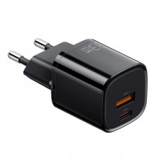 МЗП McDodo Nano Series 33W PD + QC Dual Port Charger ( EU plug ) CH-0151 Чорний МЗП McDodo Nano Series 33W PD + QC Dual Port Charger ( EU plug ) CH-0151 Чорний