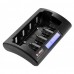 Зарядна станція для батарей Soshine LCD Universal Charger CD-1 Чорний