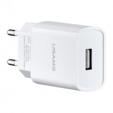 МЗП USAMS CC075 T18 Single USB Travel Charger ( EU ) Білий МЗП USAMS CC075 T18 Single USB Travel Charger ( EU ) Білий