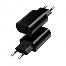 МЗП WIWU Wi-U002 Type C PD+QC Charger EU Plug Чорний МЗП WIWU Wi-U002 Type C PD+QC Charger EU Plug Чорний