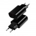 МЗП WIWU Wi-U002 Type C PD+QC Charger EU Plug Чорний