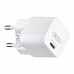 МЗП XO CE01 EU 20W PD Fast Charger Materials are CE certified Білий