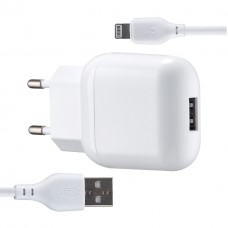МЗП XO L37 2в1 Lightning 1USB / 2.1A білий МЗП XO L37 2в1 Lightning 1USB / 2.1A білий