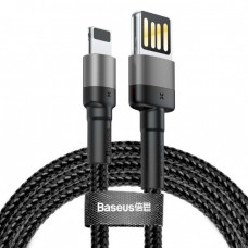 Кабель Baseus Cafule Cable (special edition) USB Lightning 1.5A 2M Grey+Чорний