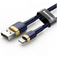 Кабель Baseus cafule Cable USB Lightning 1.5A 2m Dark Синій + Gold