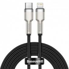 Кабель Baseus Cafule Series Metal Data Cable Type-C to Lightning PD 20W 2m Чорний