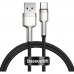 Кабель Baseus Cafule Series Metal Data Cable USB to Type-C 66W 1m Чорний