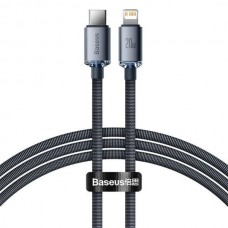 Кабель Baseus Crystal Shine Series Fast Charging Data Cable Type-C to iP 20W 1.2m Чорний