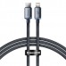 Кабель Baseus Crystal Shine Series Fast Charging Data Cable Type-C to iP 20W 1.2m Чорний