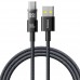 Кабель Baseus Display 2 Fast Charging Data Cable USB-A to USB-C 100W 2m Чорний