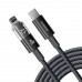 Кабель Baseus Display 2 Fast Charging Data Cable USB-C to iP 20W 1m Чорний