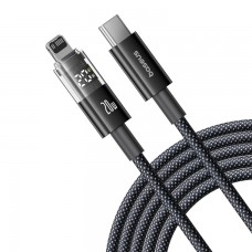 Кабель Baseus Display 2 Fast Charging Data Cable USB-C to iP 20W 2m Чорний