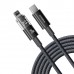 Кабель Baseus Display 2 Fast Charging Data Cable USB-C to iP 20W 2m Чорний
