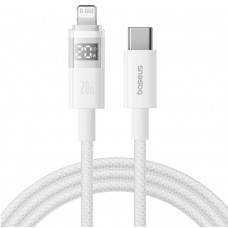 Кабель Baseus Display 2 Fast Charging Data Cable USB-C to iP 20W 2m Білий