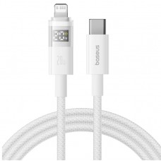 Кабель Baseus Display 2 Fast Charging Data Cable USB-C to USB-C 100W 1m Білий