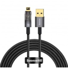 Кабель Baseus Explorer Series Auto Power-Off Fast Charging Data Cable USB to Lightning 2.4A 2m Чорний