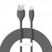 Кабель Baseus Jelly Liquid Silica Gel Fast Charging Data Cable USB to Lightning 2.4A 2m Чорний