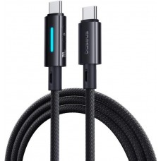 Кабель с индикатором Baseus Lit Button-Control Fast Charging Data Cable USB-C to USB-C 100W 2m